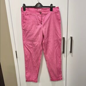 Pink Patterned Pants